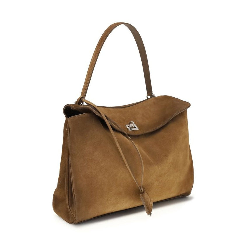 Balenciaga Brown Calf Leather Bos Taurus Shoulder Bag