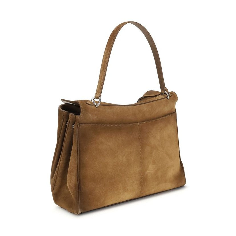 Balenciaga Brown Calf Leather Bos Taurus Shoulder Bag