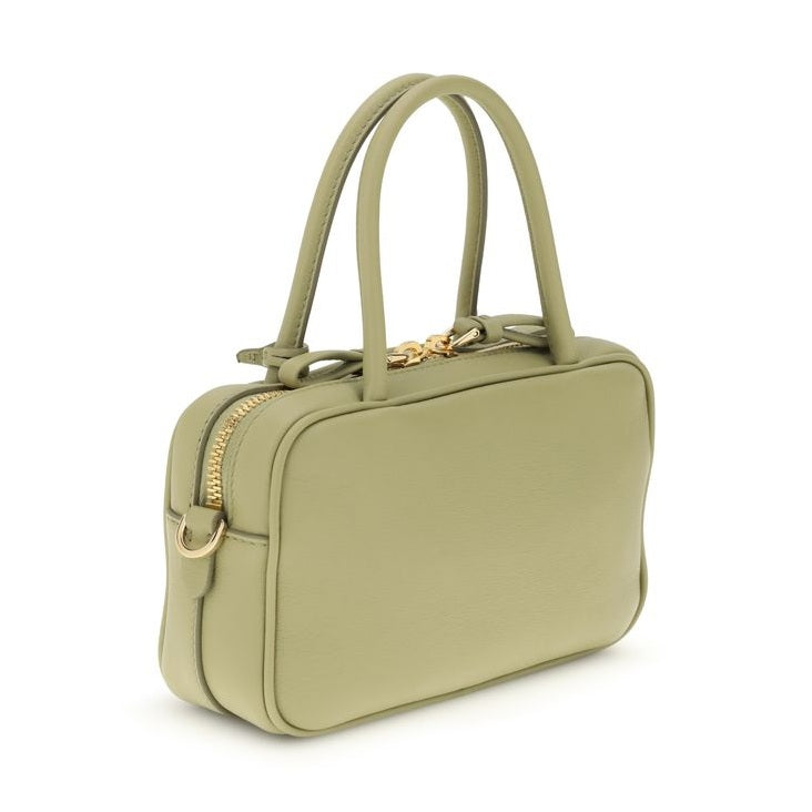 Prada Bicolor Calf Leather Bos Taurus Handbag