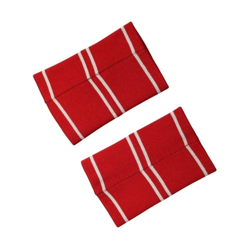 Dolce & Gabbana Red White DG Logo Cotton 1 Pair One SIze Wristband