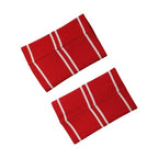 Dolce & Gabbana Red White DG Logo Cotton 1 Pair One SIze Wristband