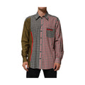 Multicolor Cotton Collared Checkered Shirt