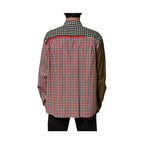 Dolce & Gabbana Multicolor Cotton Collared Checkered Shirt