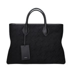 Salvatore Ferragamo Black Fabric Handbag
