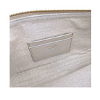 Salvatore Ferragamo Gray Leather Shoulder Bag