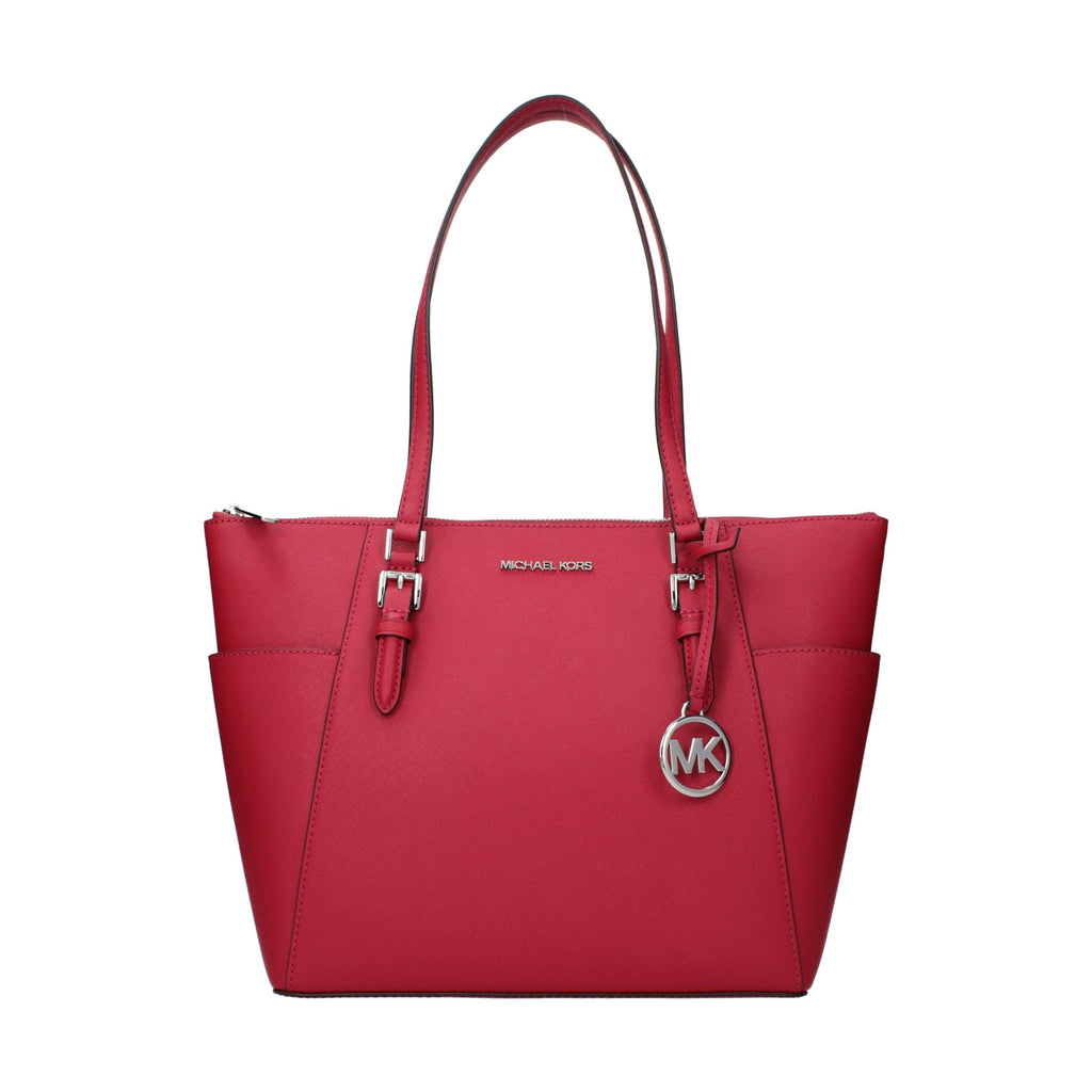 Michael Kors Red Leather Shoulder Bag