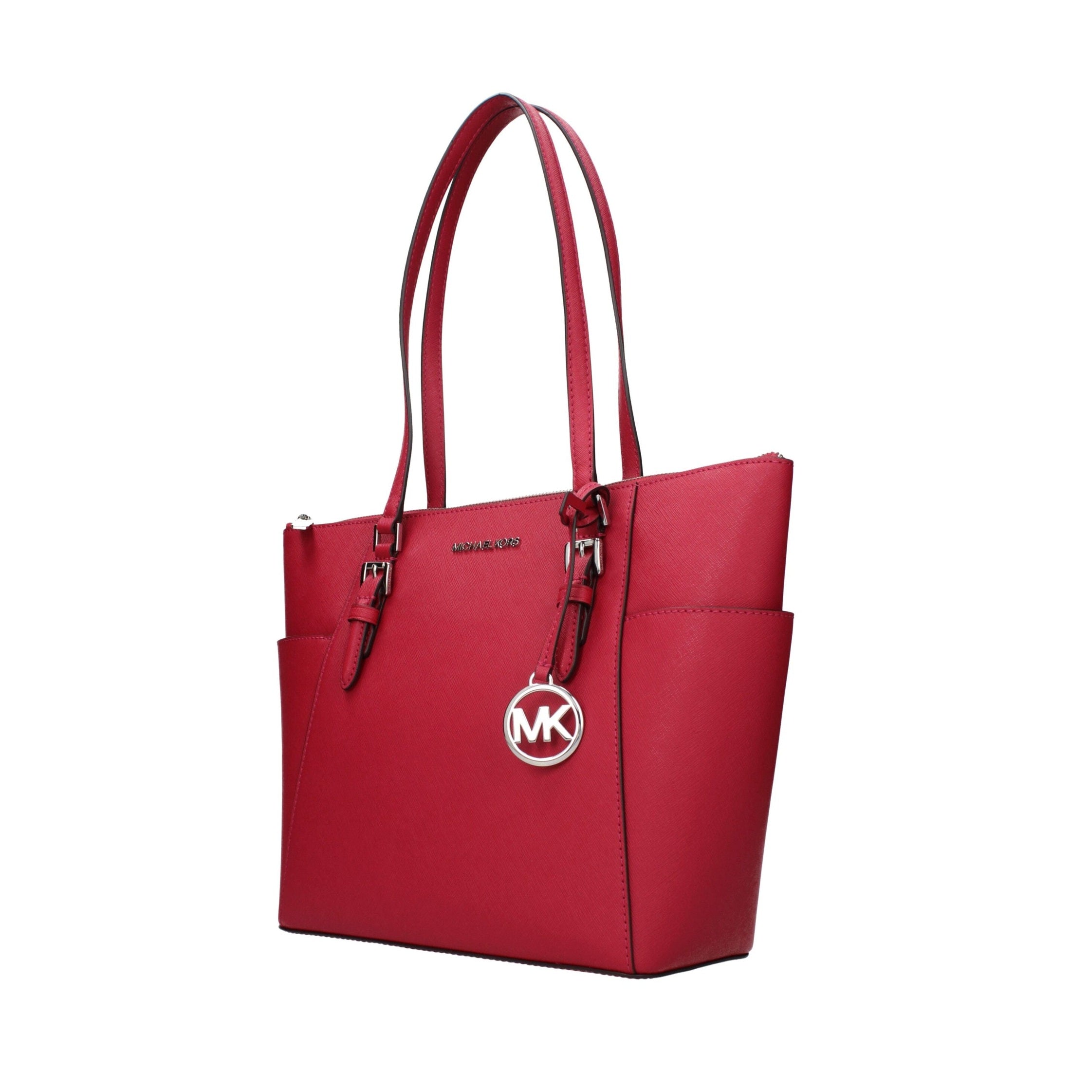 Michael Kors Red Leather Shoulder Bag