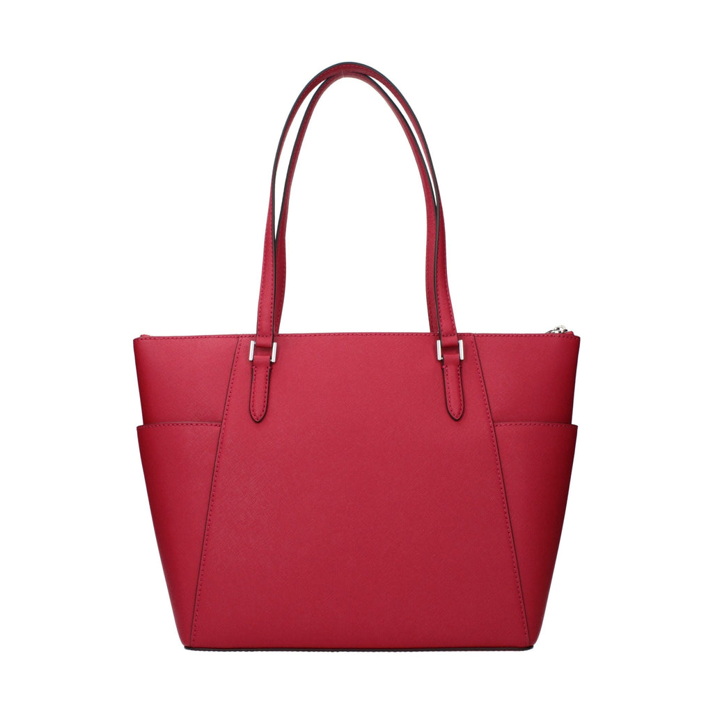 Michael Kors Red Leather Shoulder Bag