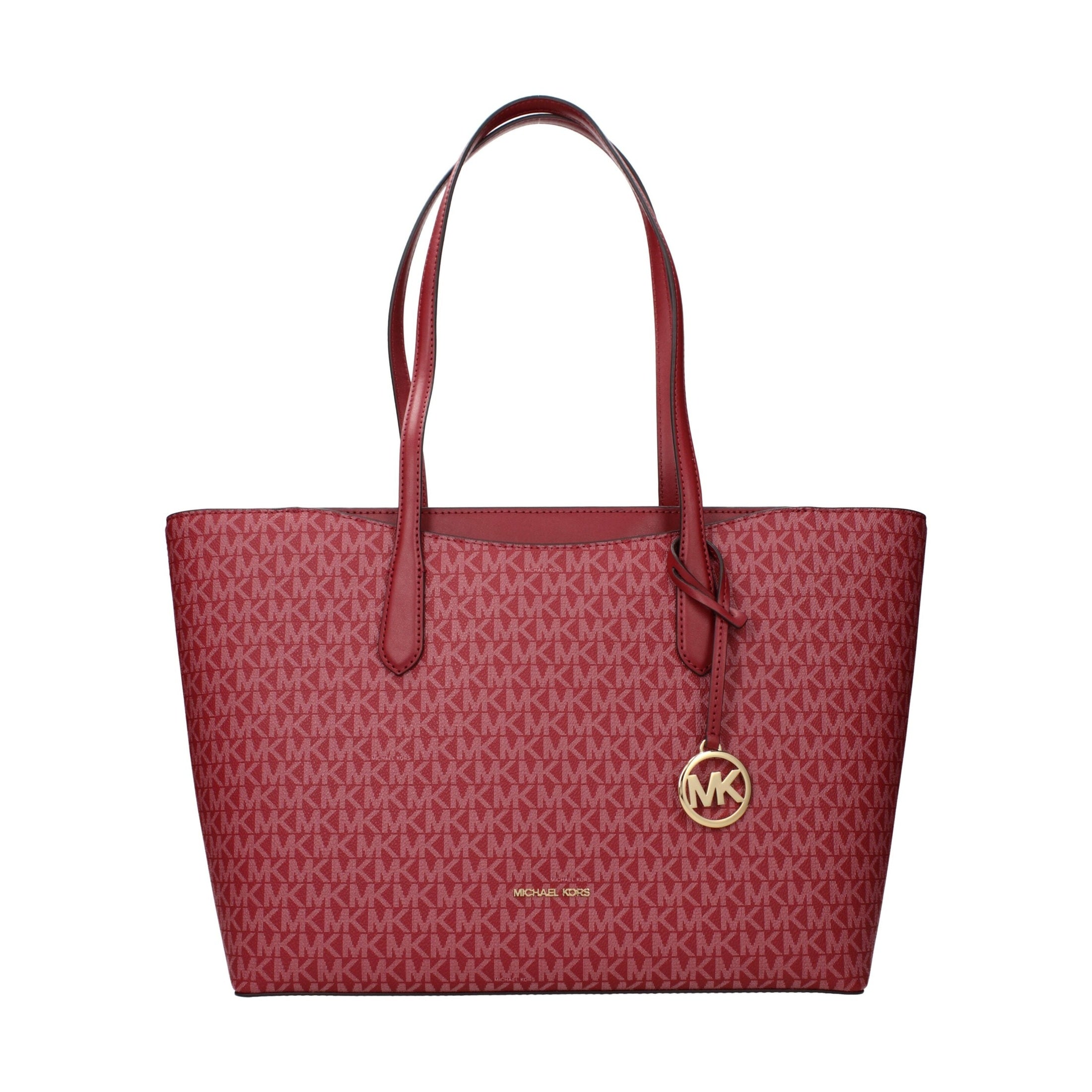 Michael Kors Red Fabric Shoulder Bag