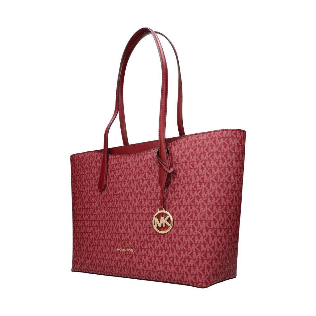 Michael Kors Red Fabric Shoulder Bag