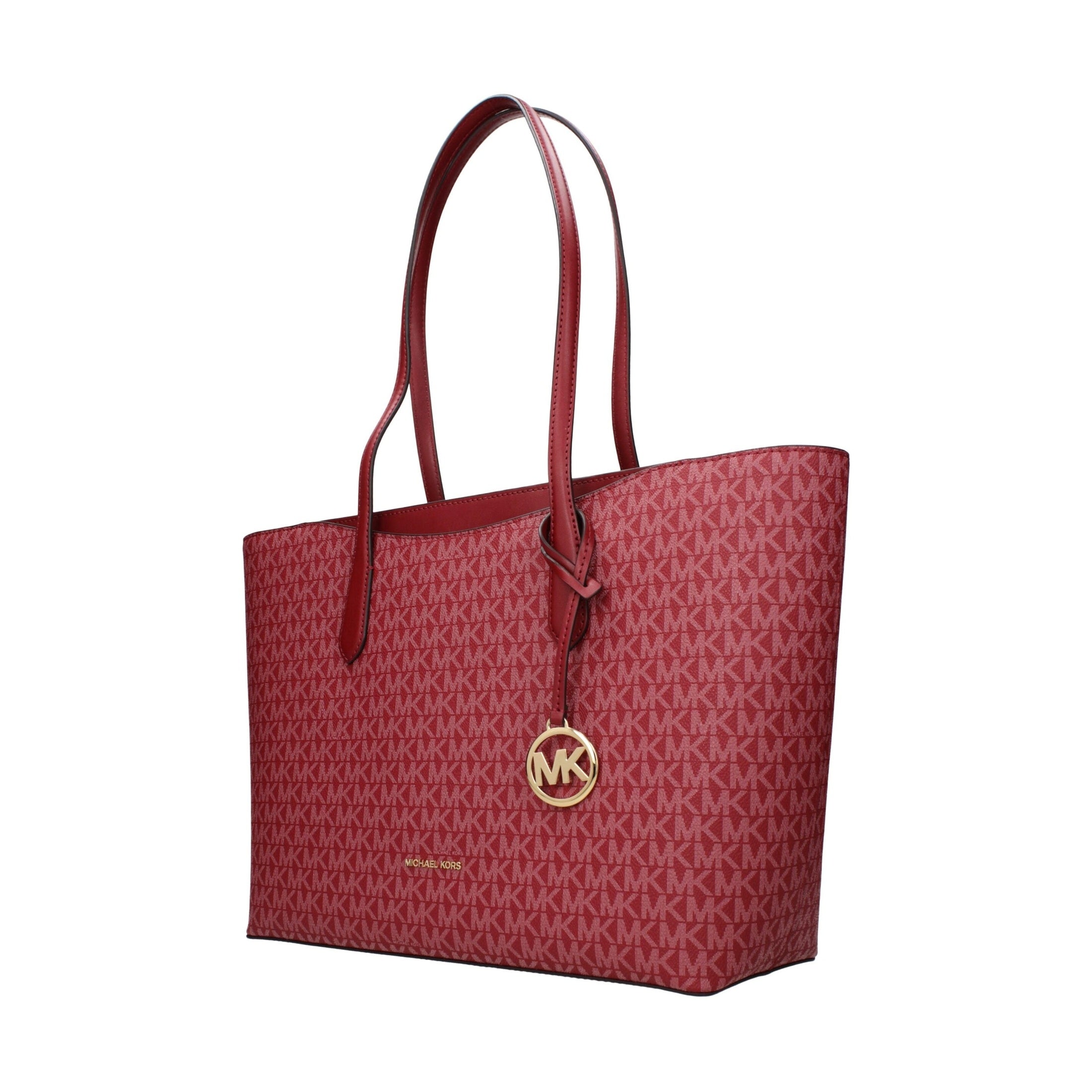 Michael Kors Red Fabric Shoulder Bag