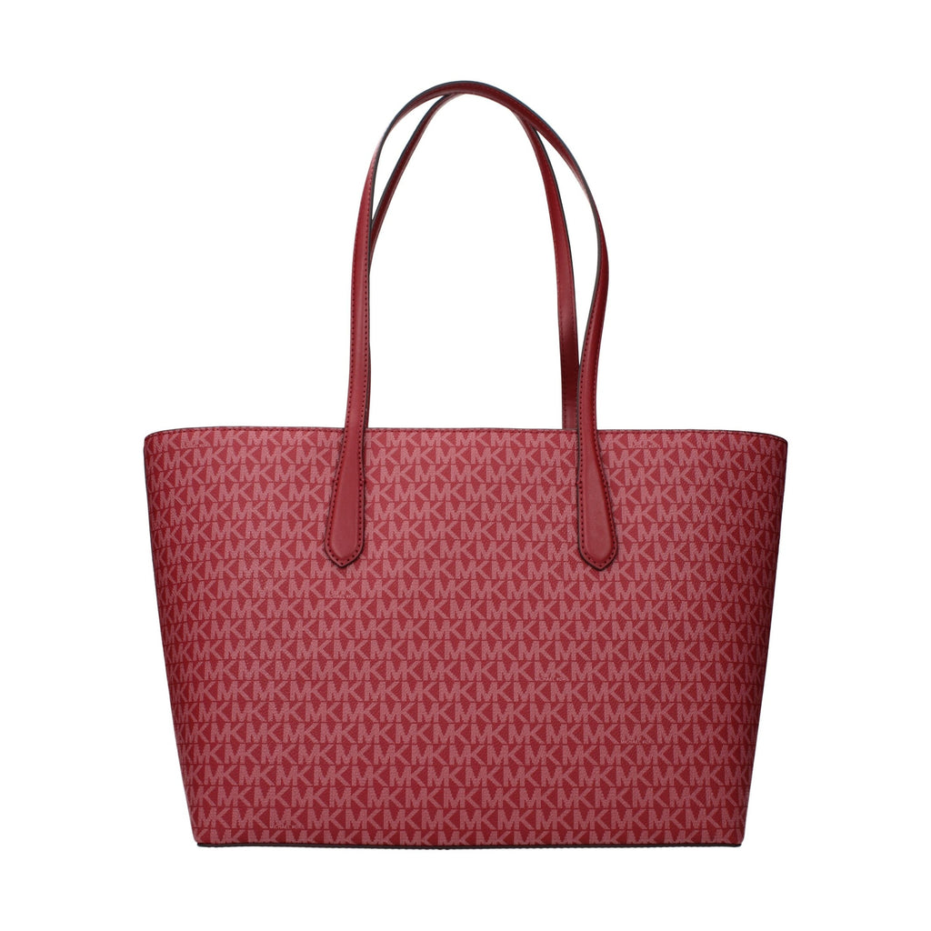 Michael Kors Red Fabric Shoulder Bag