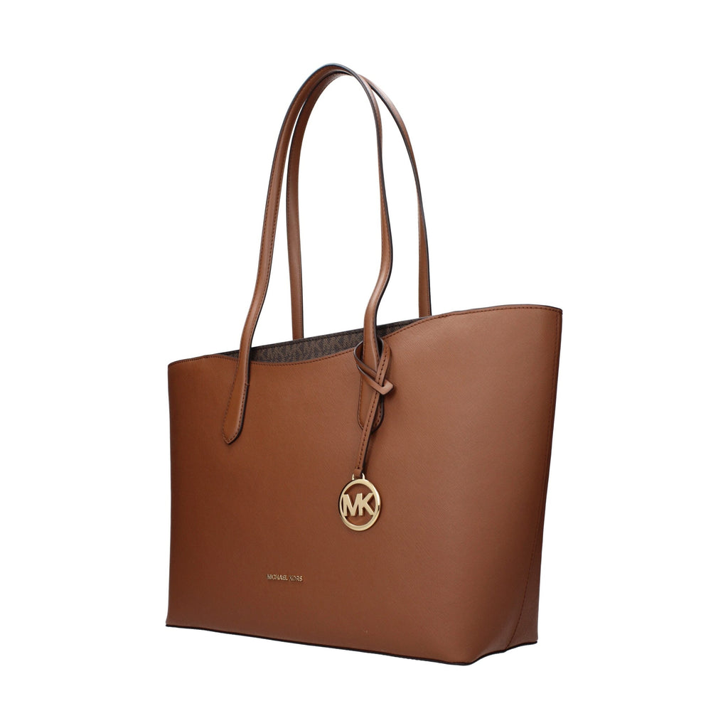 Michael Kors Brown Leather Shoulder Bag