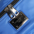 Dolce & Gabbana Blue Logo Plaque Nylon Waist Fanny Pack Men's Borse Bag