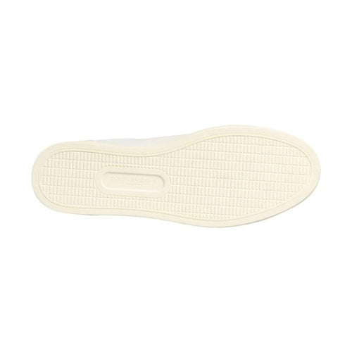 Dolce & Gabbana White Leather Heart Embellished Sneakers Shoes
