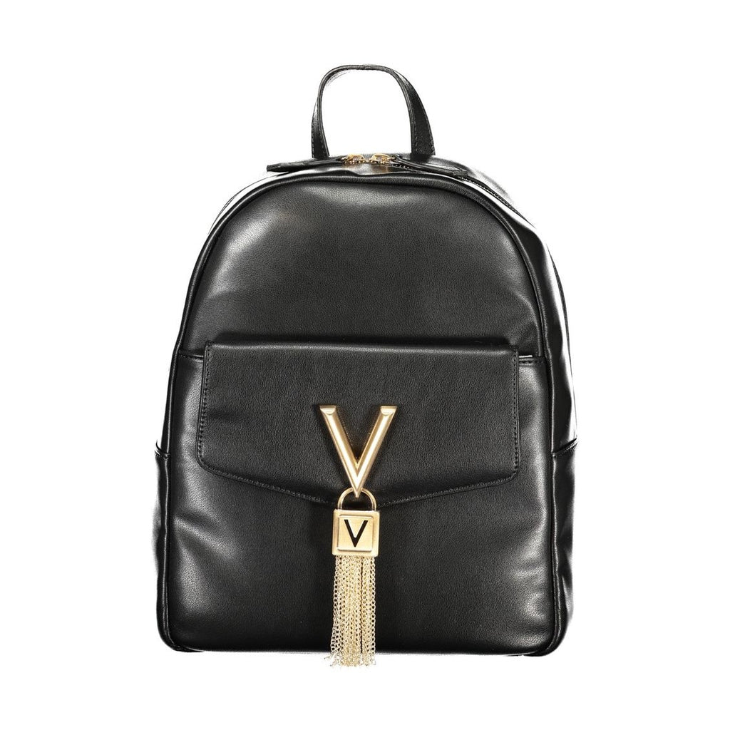 Valentino Black Polyurethane Women's Backpack