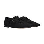 Dolce & Gabbana Black Fabric Oxfords And Derbies