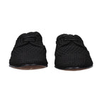 Dolce & Gabbana Black Fabric Oxfords And Derbies