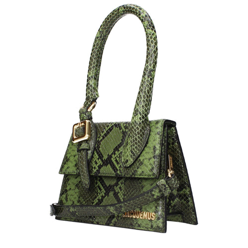 Jacquemus Green Leather Handbag