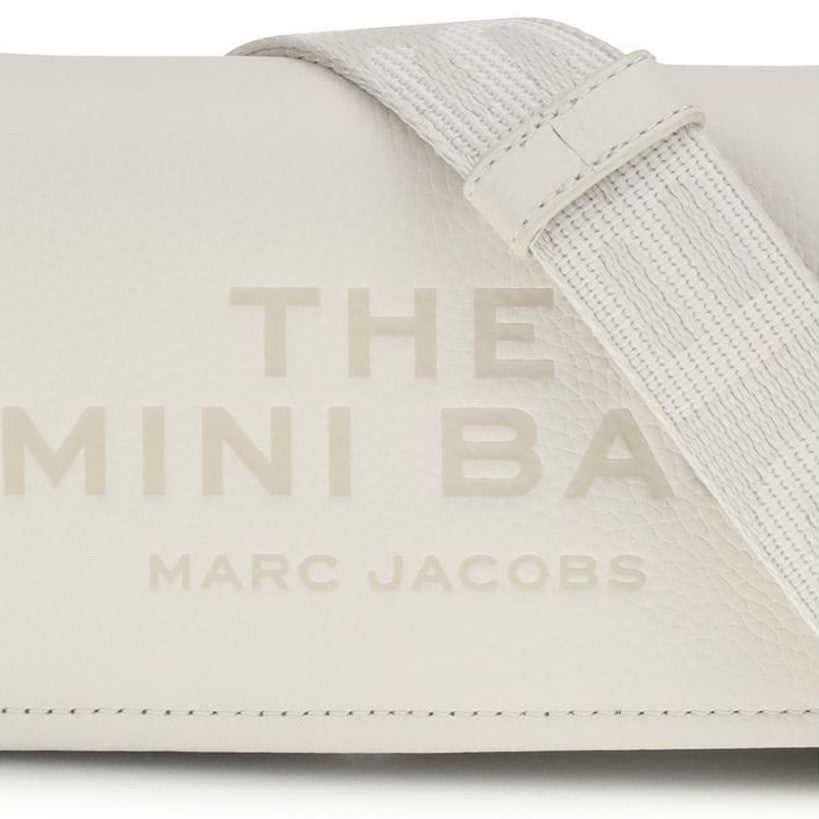 Marc Jacobs White Calf Leather Bos Taurus Shoulder Bag