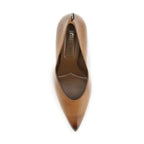 Miu Miu Beige Leather High Heel Pumps