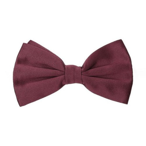 Dolce & Gabbana Bordeaux Silk Bowtie