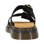 Dr. Martens Black Leather Flat Sandals