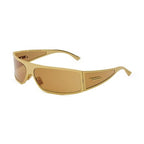 Bottega Veneta Gold Metal Sunglasses