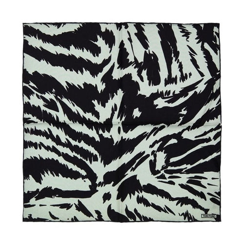 Tom Ford Gray Silk Pocket Square