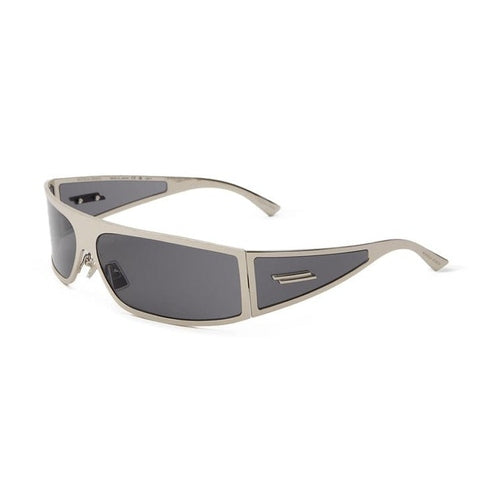 Bottega Veneta Gray Metal Sunglasses
