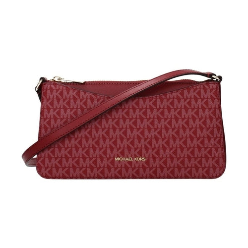 Michael Kors Red Fabric Crossbody Bag