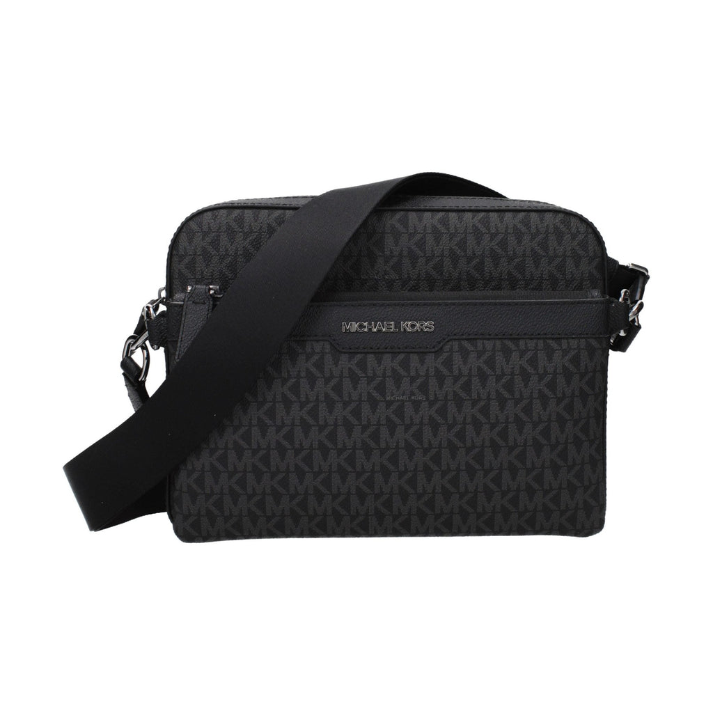 Michael Kors Black Fabric Crossbody Bag