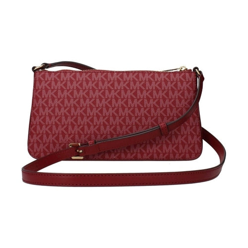 Michael Kors Red Fabric Crossbody Bag