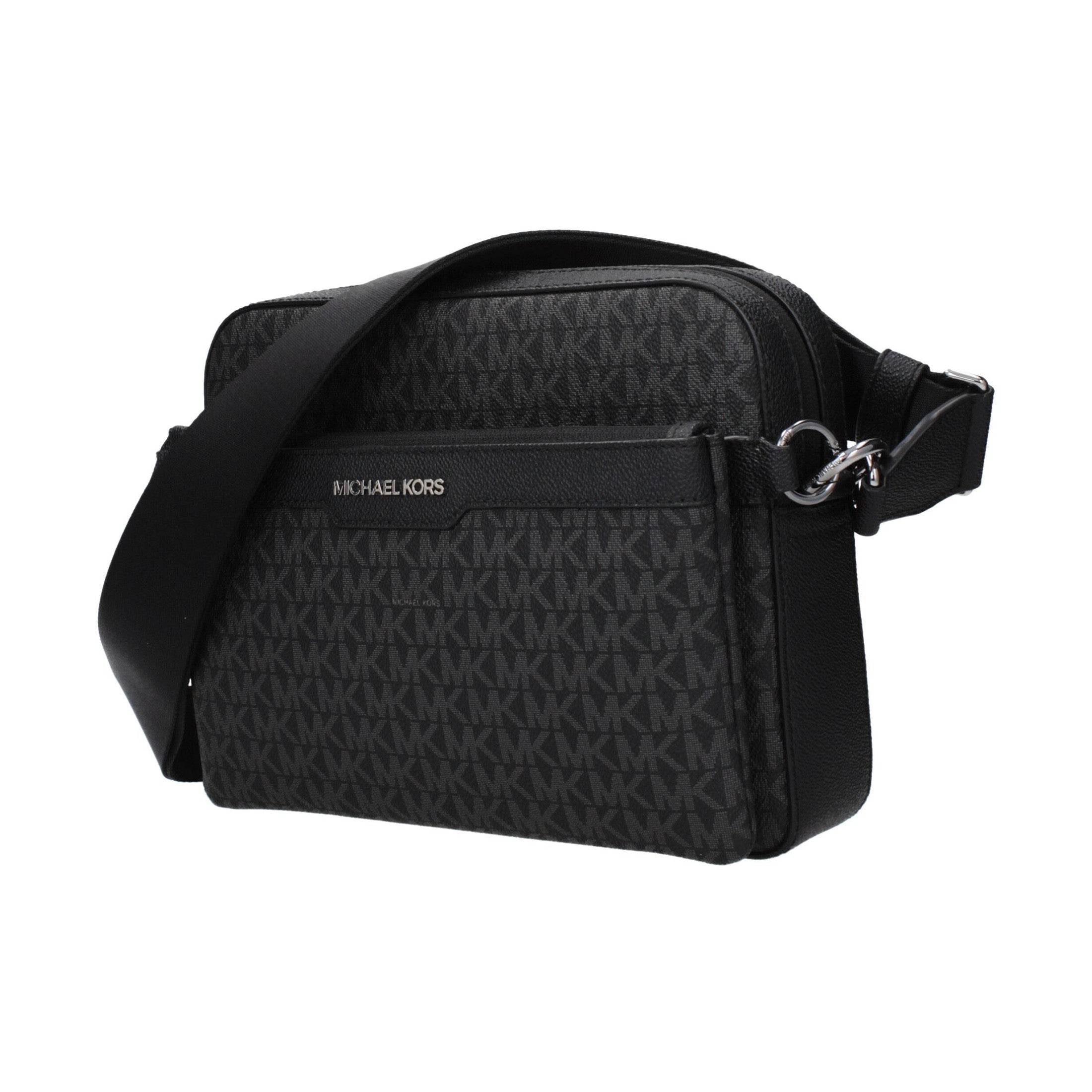 Michael Kors Black Fabric Crossbody Bag