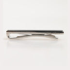 Dolce & Gabbana Silver Tone Brass Logo Branded Men Accessory Tie Clip Bar