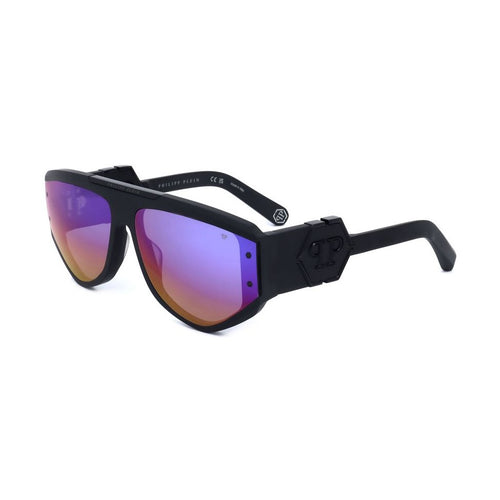 Philipp Plein Black Acetate Sunglasses