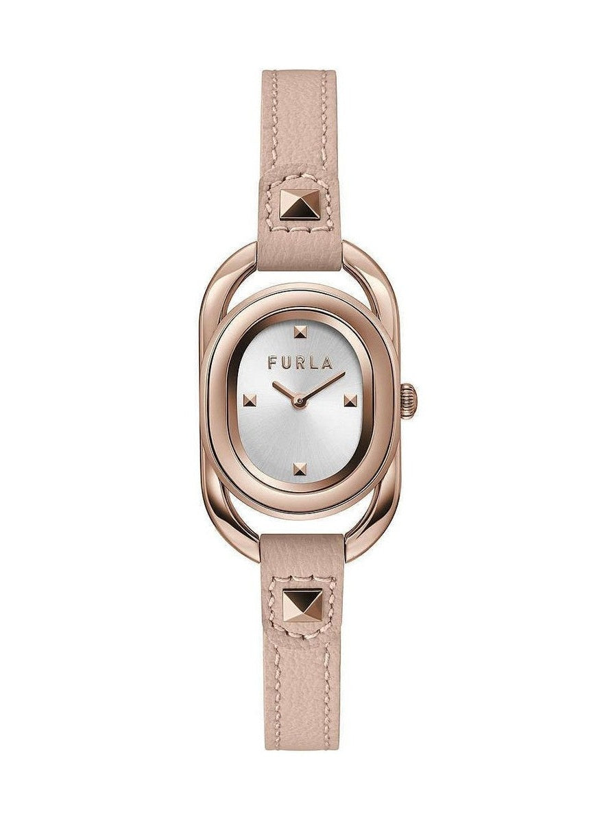 Furla Multicolor Leather Dress Watch