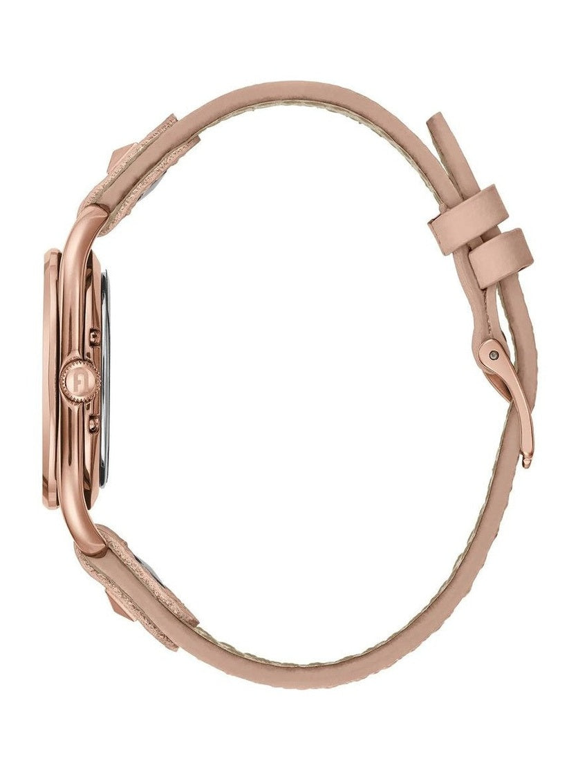 Furla Multicolor Leather Dress Watch