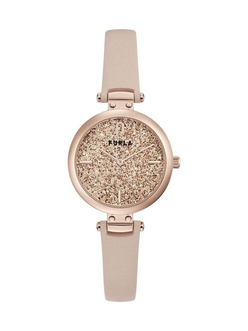 Furla Multicolor Leather Dress Watch