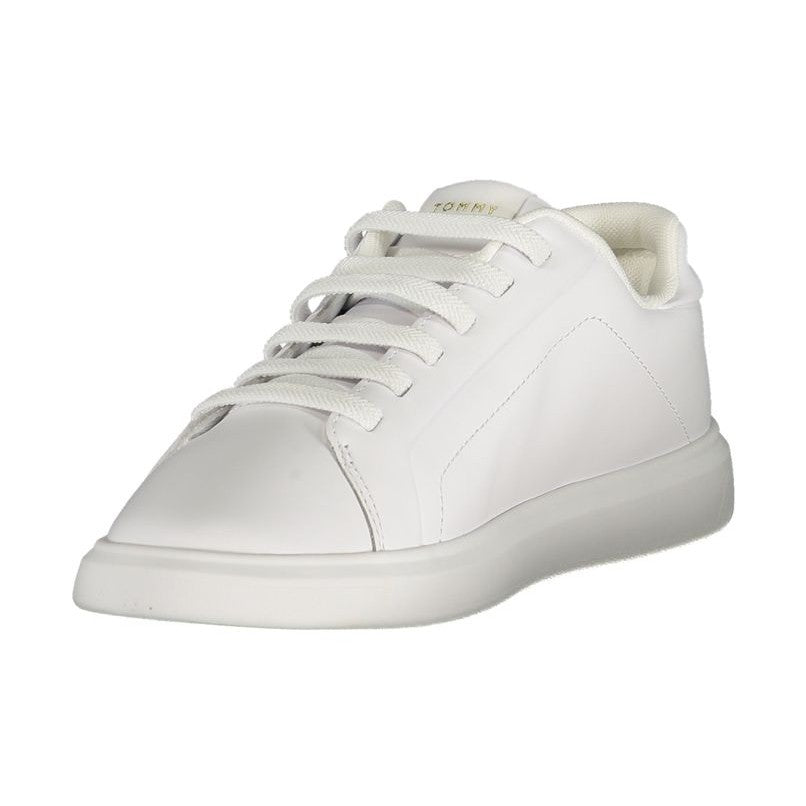 Tommy Hilfiger Bianco Polyurethane Women Sneaker