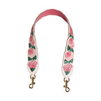 Dolce & Gabbana Strap White Floral Calf Leather Bag Accessory Shoulder