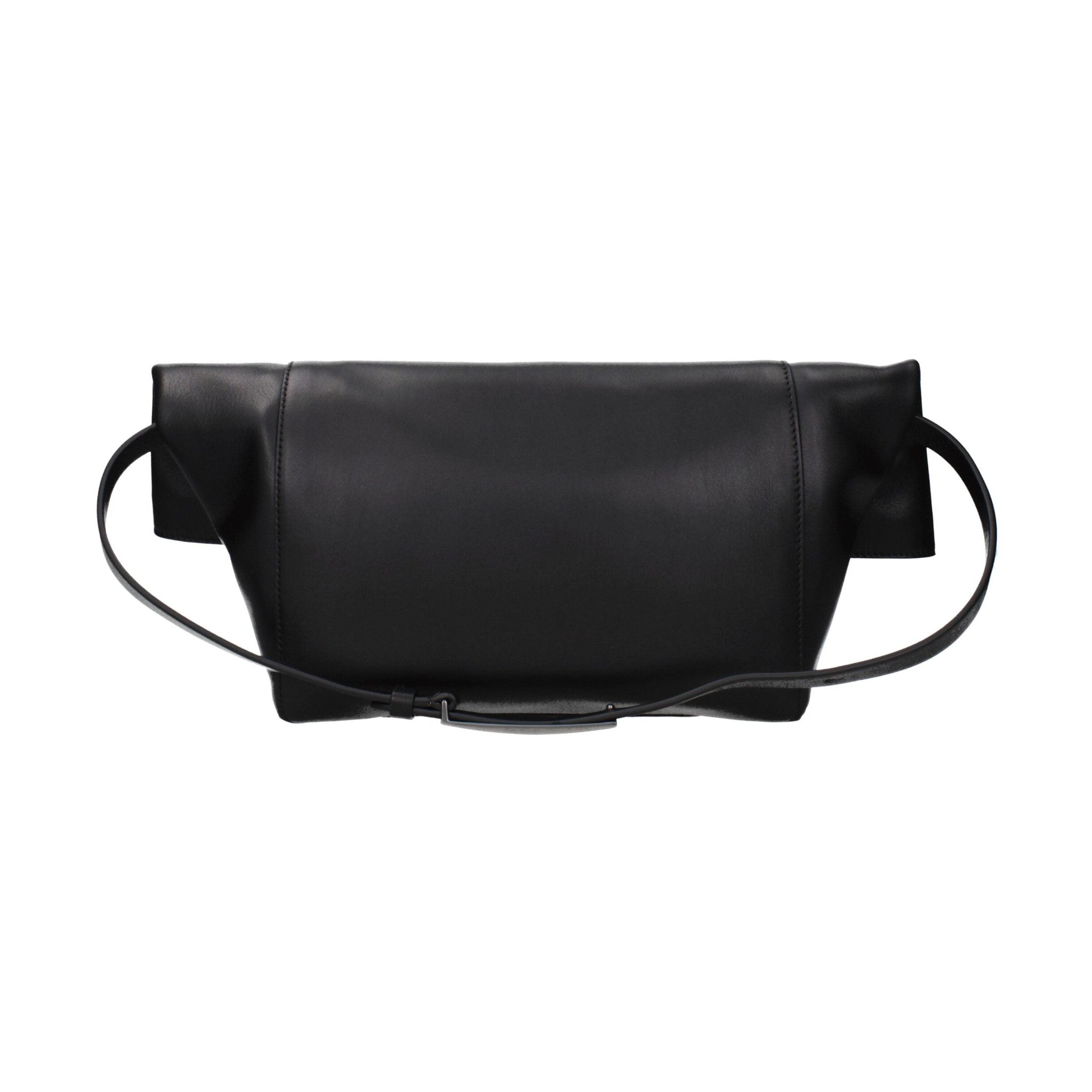 Max Mara Black Leather Shoulder Bag