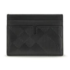 Burberry Black Calf Leather Bos Taurus Wallet