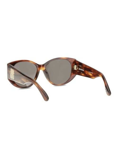 Balenciaga Brown Acetate Sunglasses