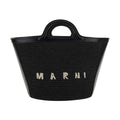 Marni Black Cotton Shoulder Bag
