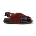 Marni Multicolor Calf Leather Bos Taurus Flat Sandals