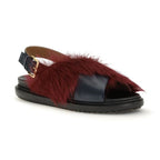 Marni Multicolor Calf Leather Bos Taurus Flat Sandals
