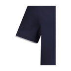 Brunello Cucinelli Blue Cotton T-Shirt