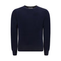 Brunello Cucinelli Blue Wool Oves Aries Sweatshirt