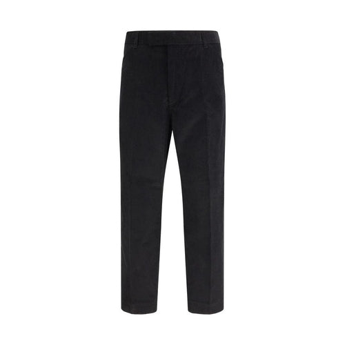 Thom Browne Black Cotton Chino Pants